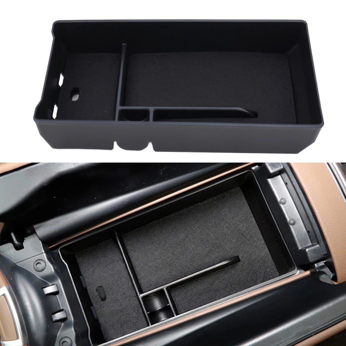 Armrest Storage Box Tray for Car Accessories (2010–2023)