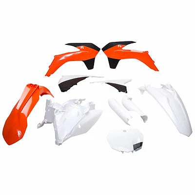 Full Plastic Kit for Acerbis 16 - 16 Orange