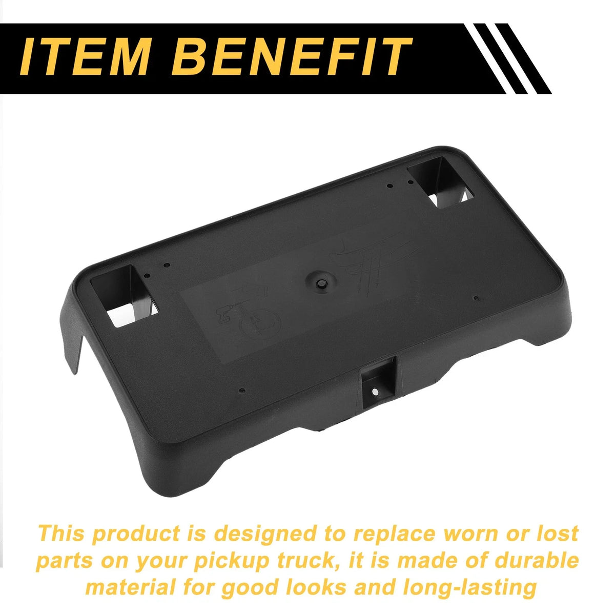 License Plate Bracket Holder for Chevrolet Silverado 1500 (2016–2018) Set of 1
