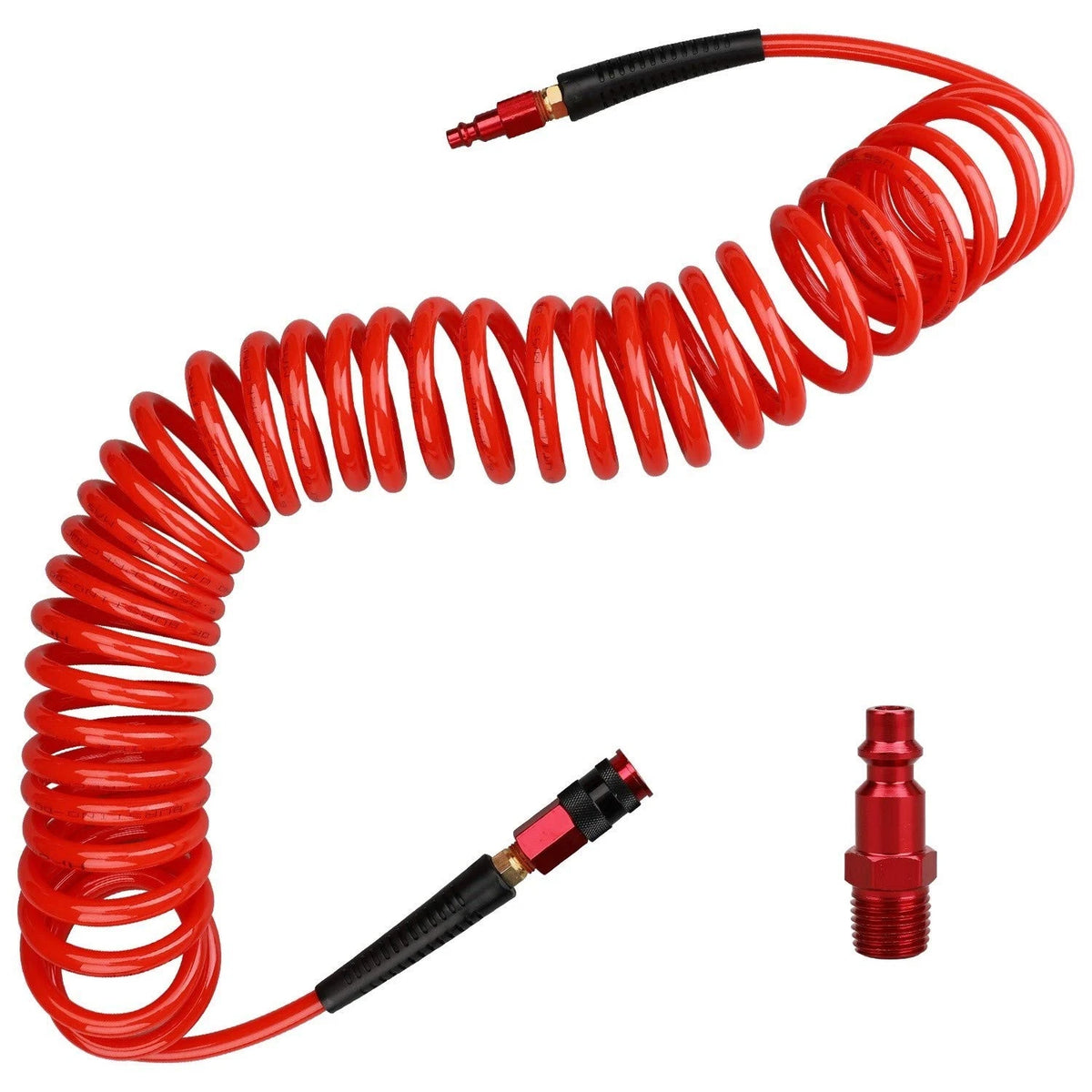 1/4 in x 25 ft Polyurethane Recoil Air Hose for Hromee