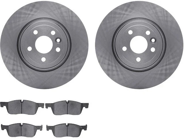 Front Brake Pad and Rotor Kit for Jaguar F-Pace (2017–2019) QC496DD