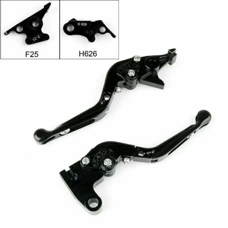 Adjustable Brake Clutch Levers for Honda CBR500R (2013–2014) BLK T9