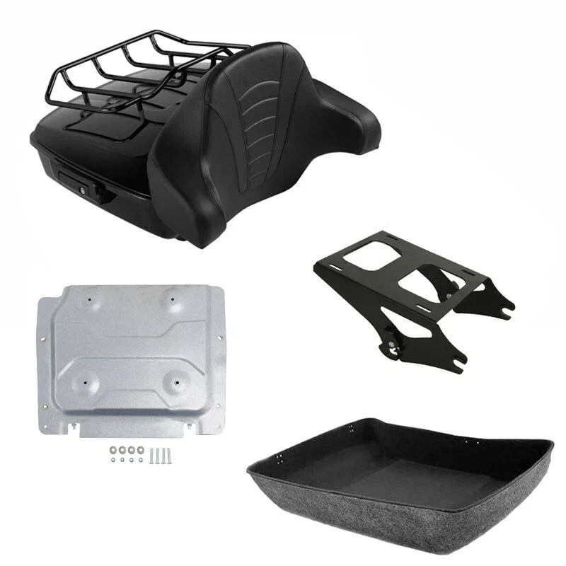 Trunk Backrest Mount Rack Plate for Harley Electra Glide (2014–2026)