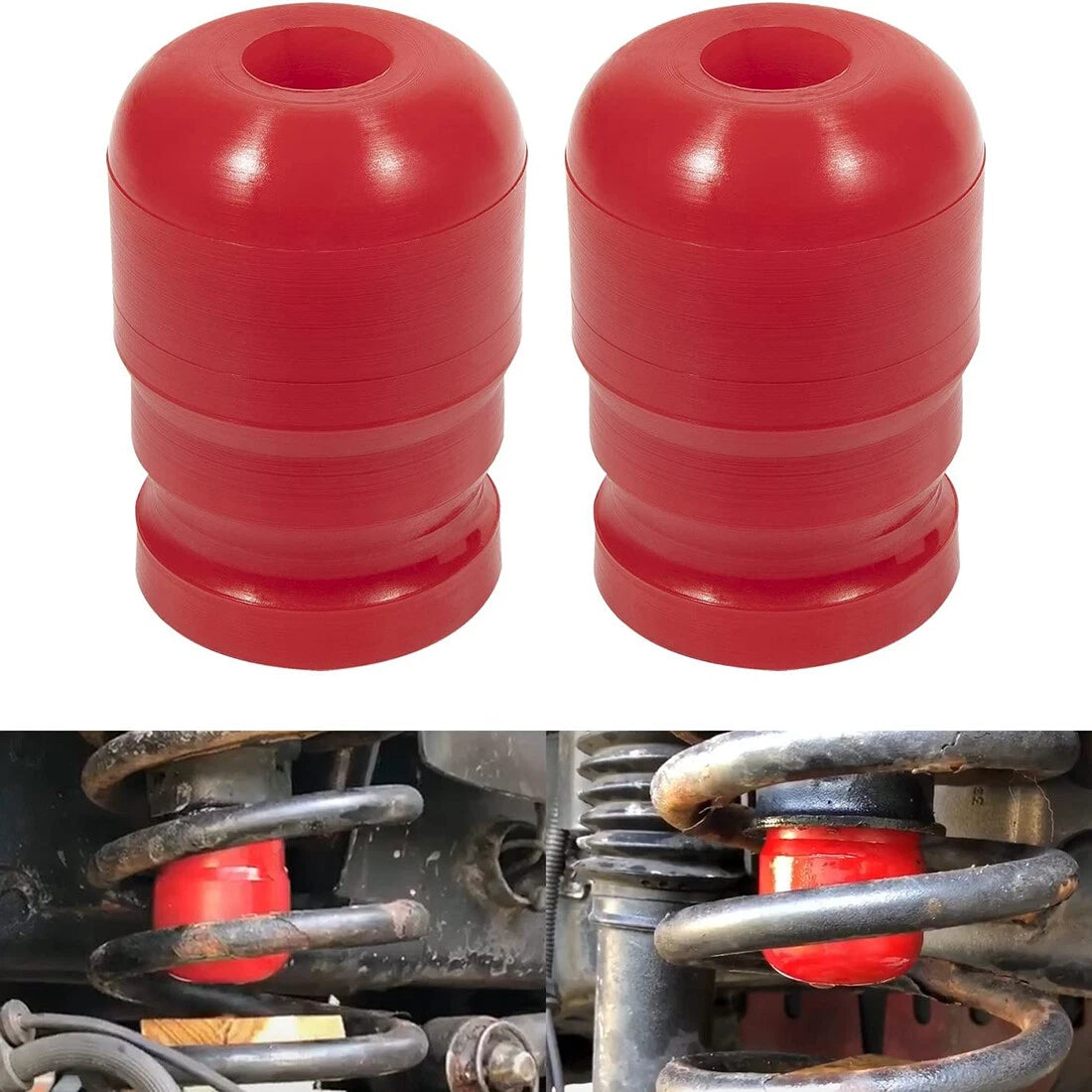 2X Polyurethane Front Bump Stop for Jeep Wrangler JK (2007–2018) 1-1303