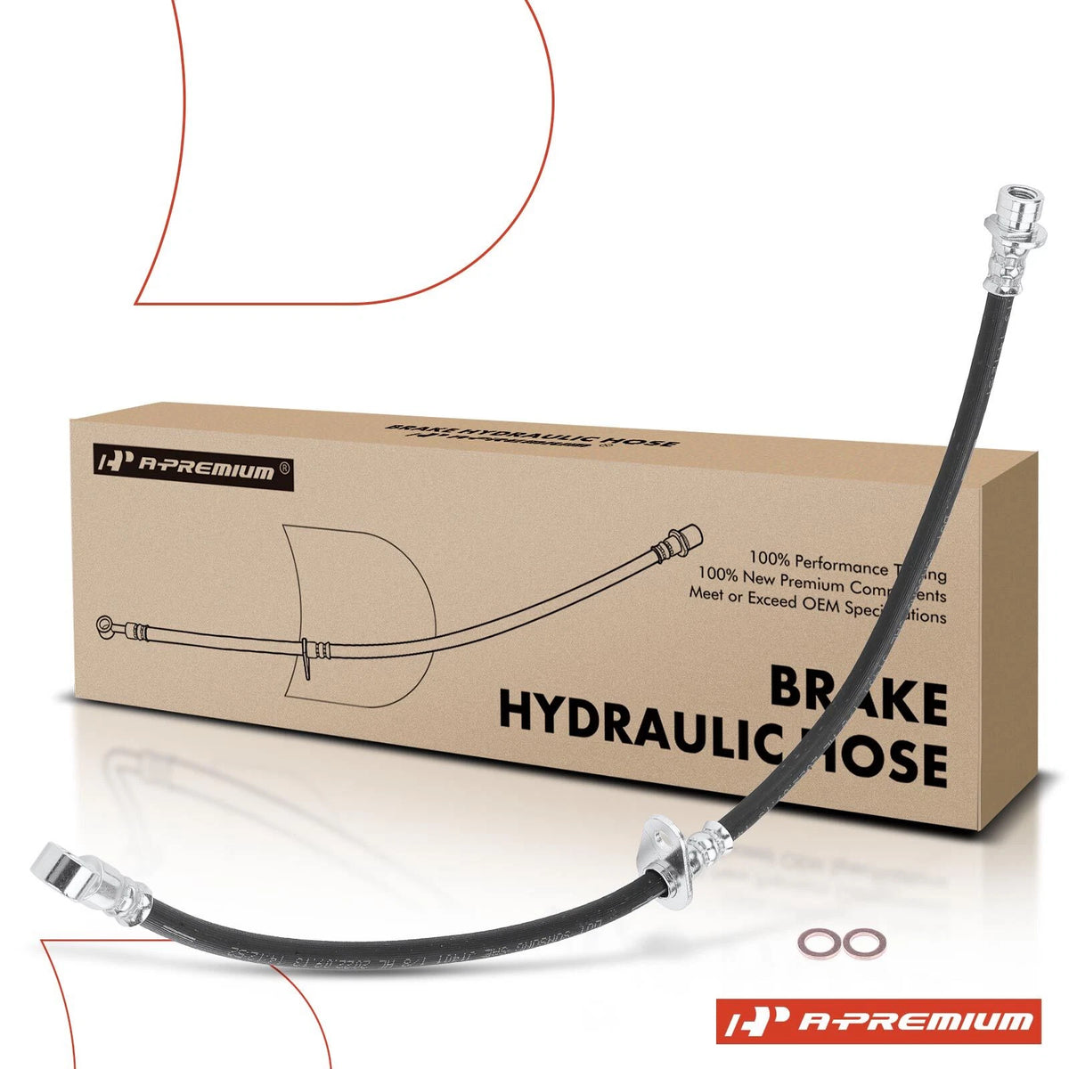 Front LH Brake Hydraulic Hose for Honda CR-V (2002–2006) 01465S9A000, 2203230