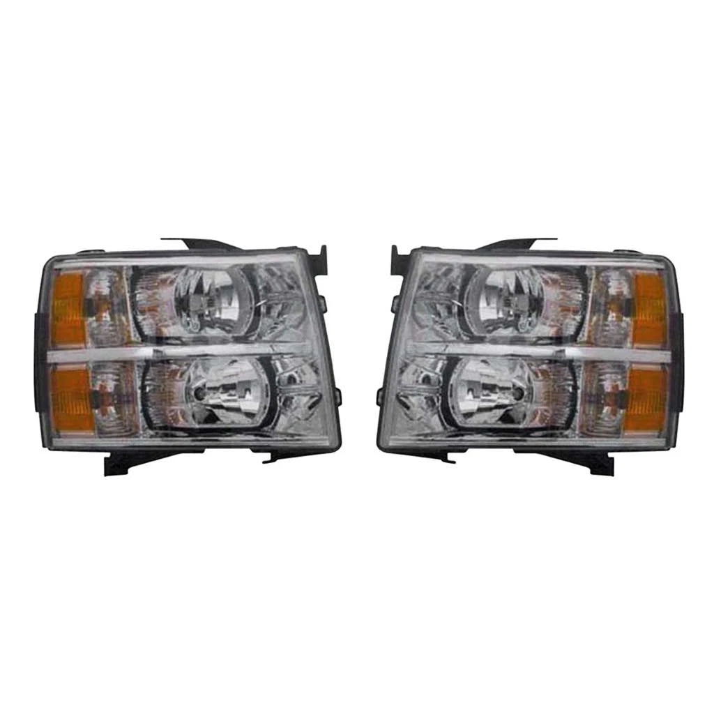 Headlight Pair for Chevy Silverado 1500 (2007–2013) MLX-PAIR-SHE902A-150L-CL360A50, GM2502280