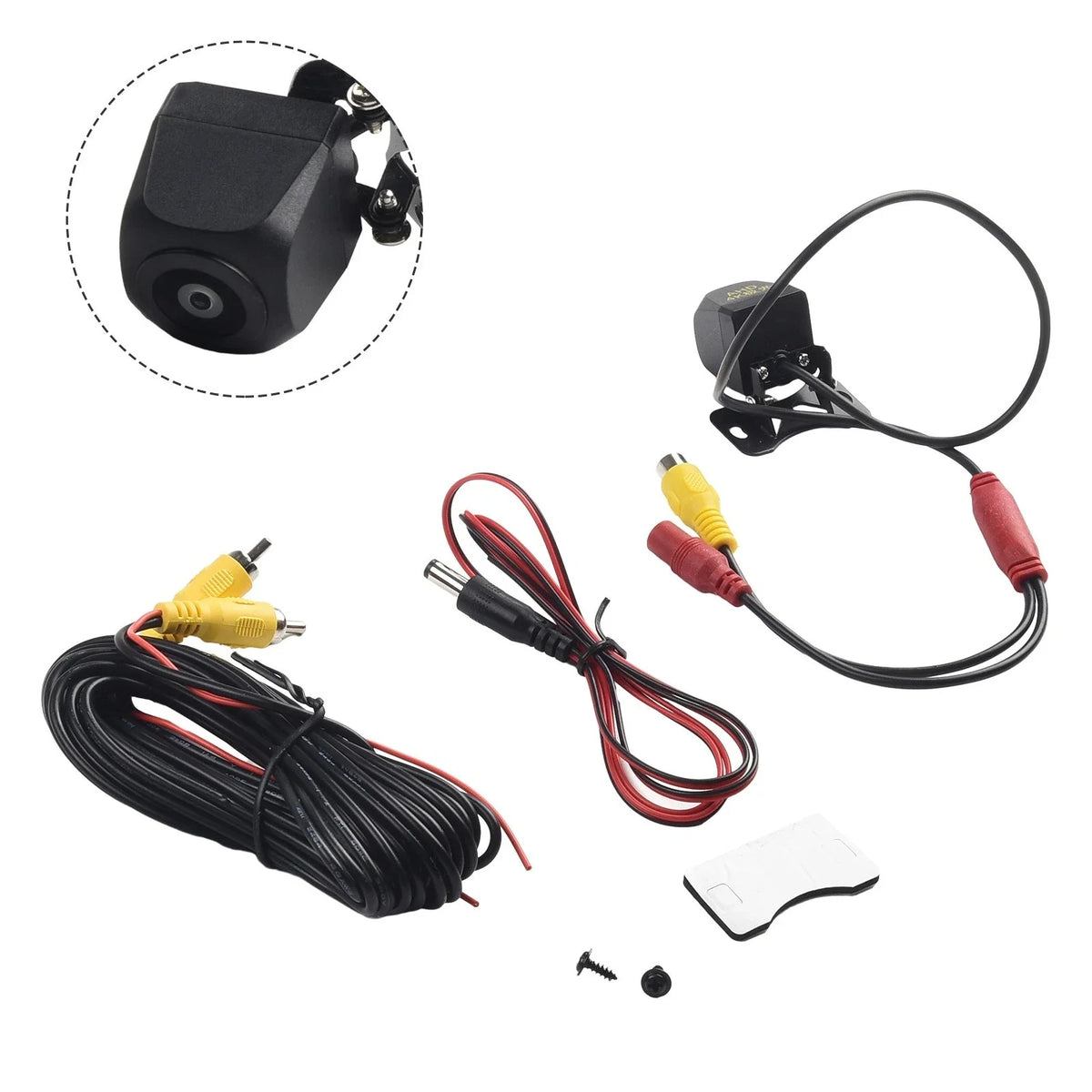AHD 4K Rear View Camera for Cars (Waterproof, Wide Viewing Angle)