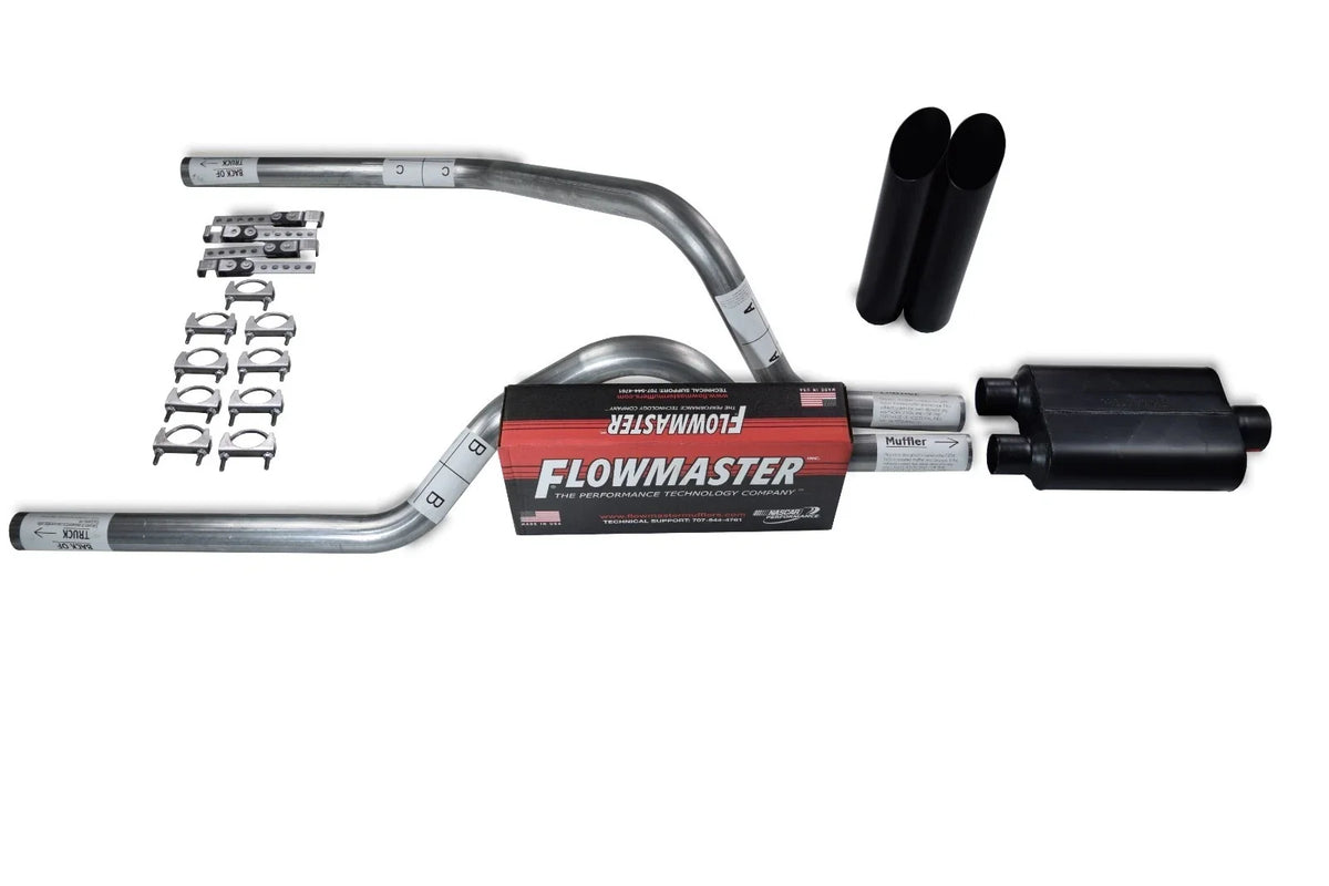 2.5" Dual Exhaust Kit for Dodge Dakota (1987–1996) - Flowmaster Super 44