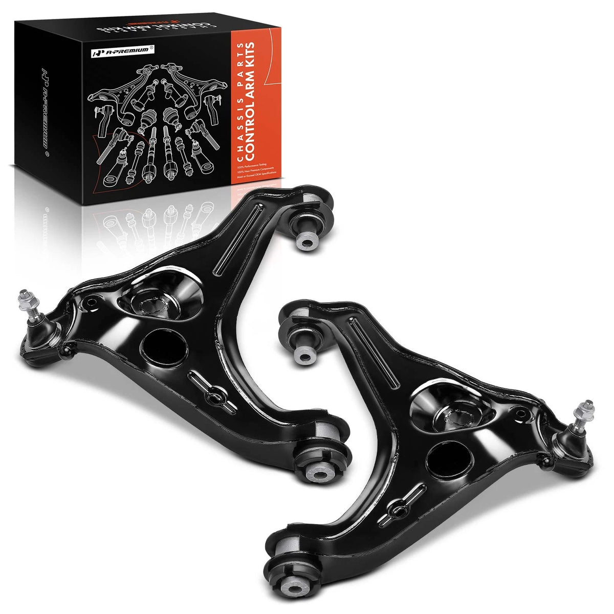 2X Front Lower Control Arm and Ball Joint for Ford F-150 Expedition (2009–2013) - 7L1Z3078A, 7L1Z3079A, 9L3Z3078A, 9L3Z3079A