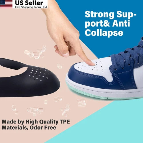 4 Pairs Creases Protector for Women's Shoes US Size 5-9