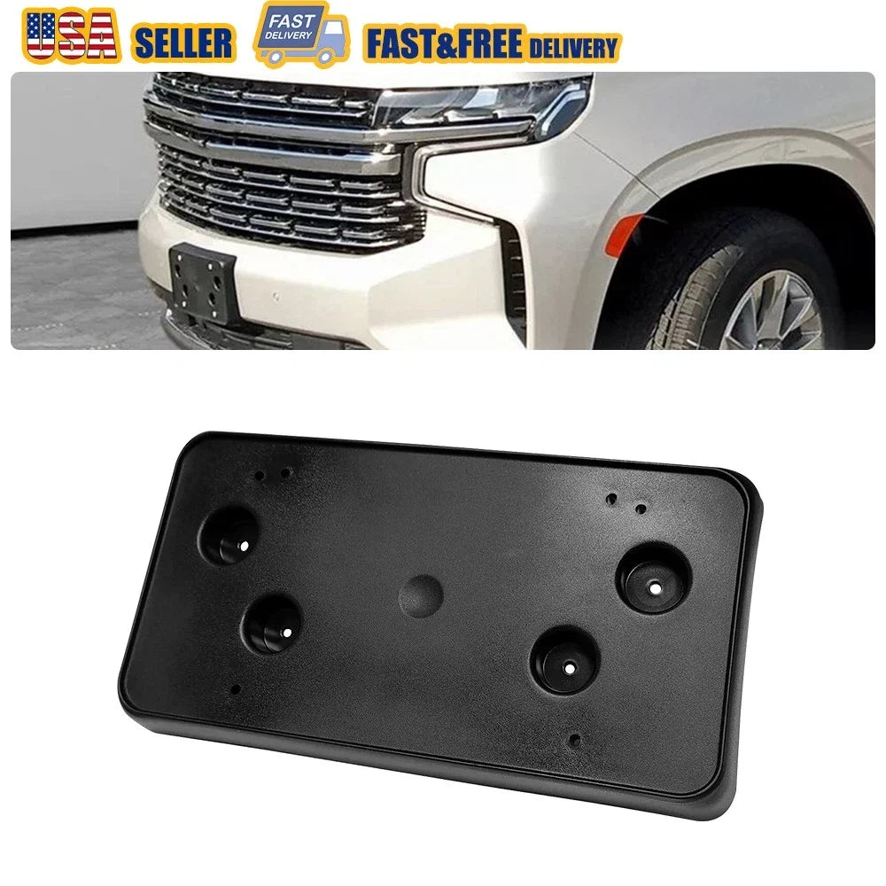 Front License Plate Frame Tag Holder Bracket for Chevrolet Suburban (2021–2023)