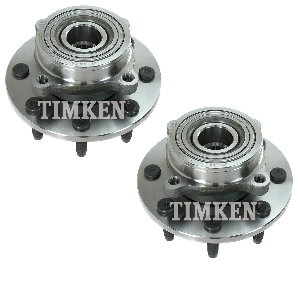 Set of 2 Front Timken Wheel Bearing Hub Kit for Dodge Ram 2500 (2003–2013)