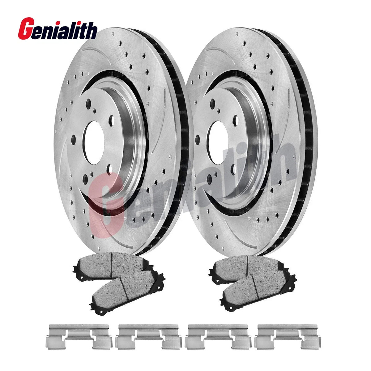 Front Disc Brake Rotors & Pads for Jeep Grand Cherokee Commander (2005–2010)