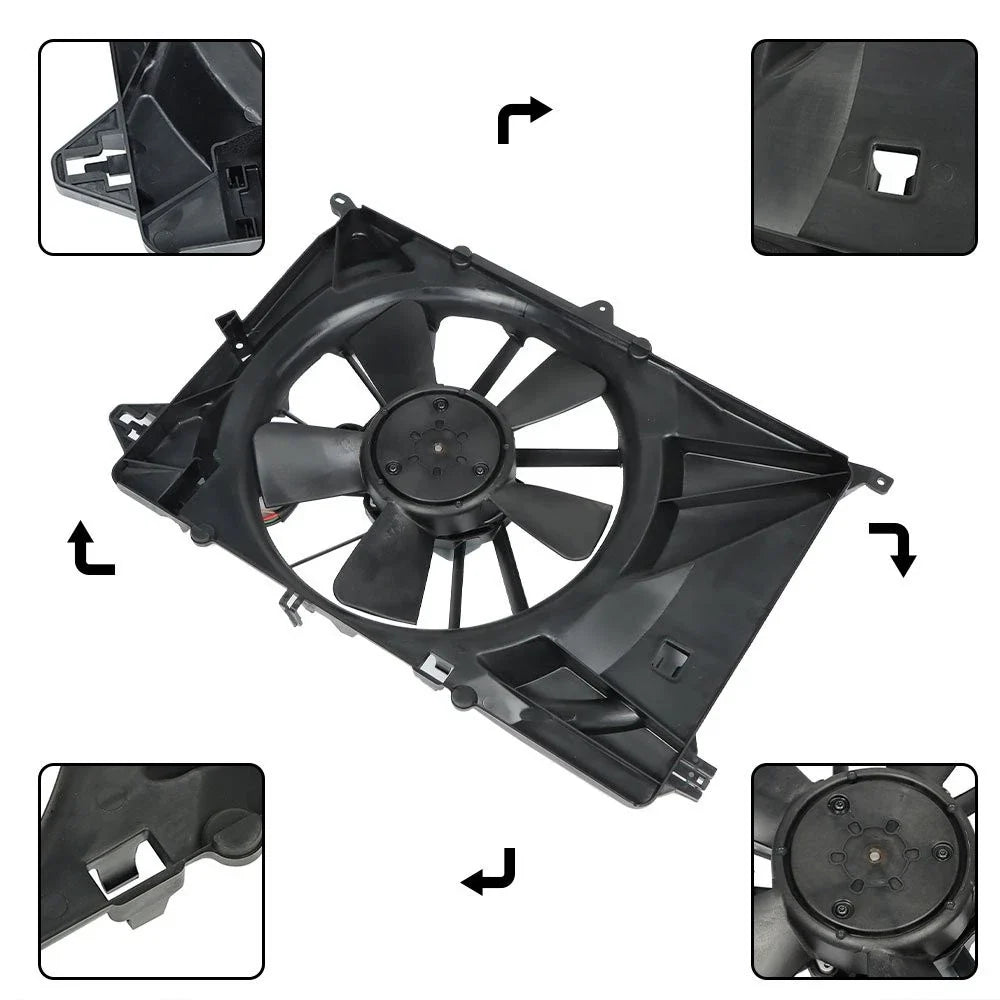 Engine Radiator Cooling Fan Assembly for Jeep Compass (2017–2021)