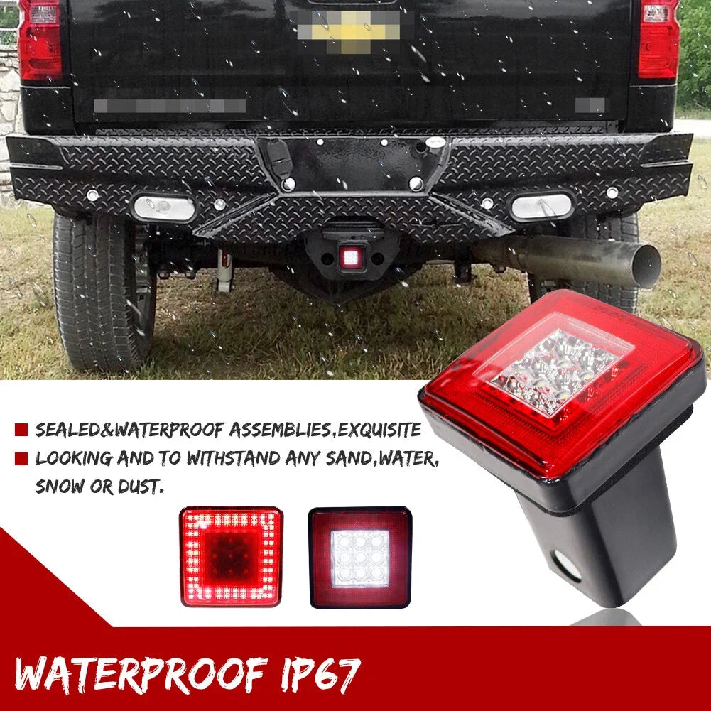 LED Tow Hitch Driving & Brake Lamp for Truck SUV (Fits 2")
