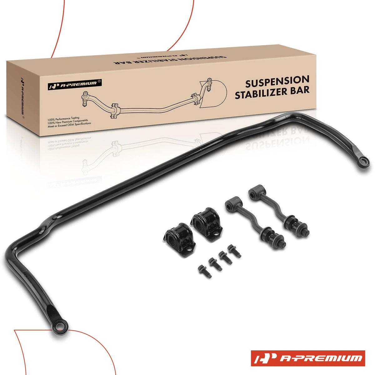 Sway Bar with Bushing Kit for Jeep Cherokee Comanche (52003151, 52087859, 927-302)