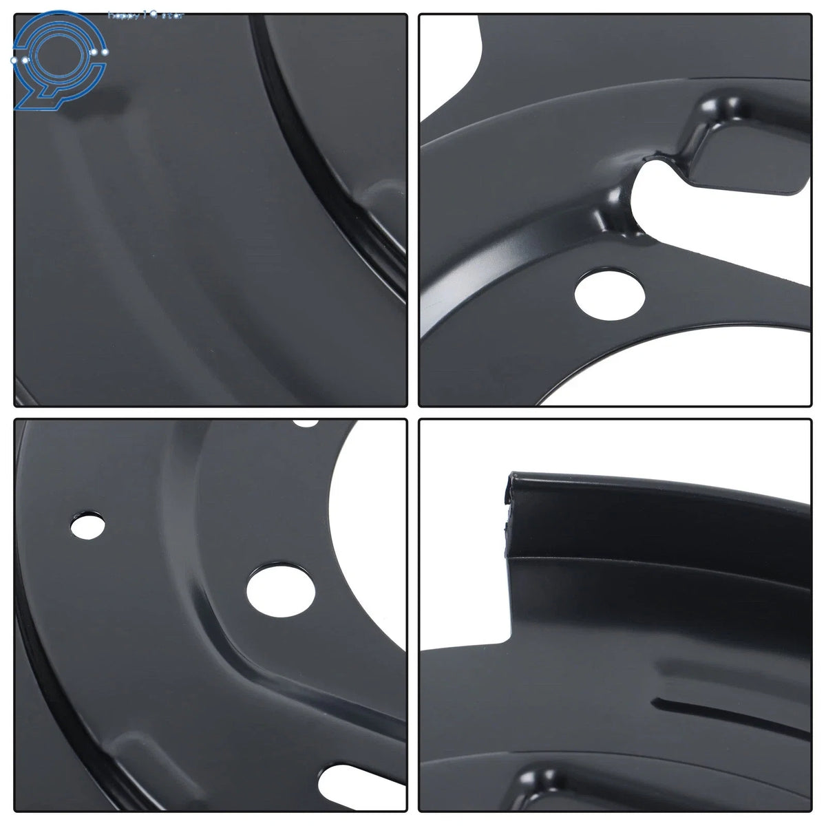 Set of 2 Rear Disc Brake Dust Shields for Ford F150 Expedition (1997–2000)