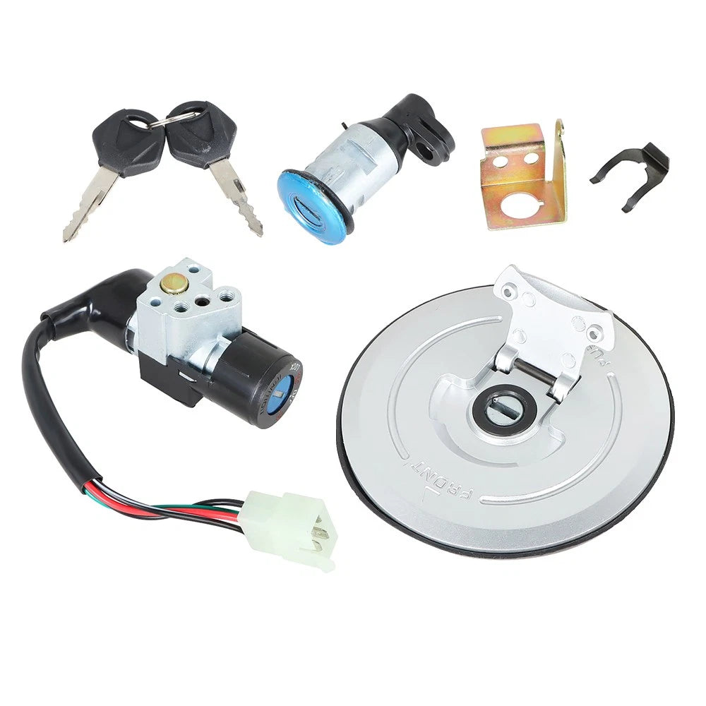 Ignition Switch Fuel Gas Cap Lock Key Set for Honda Grom 125 (2014–2015) 35010-K26-910