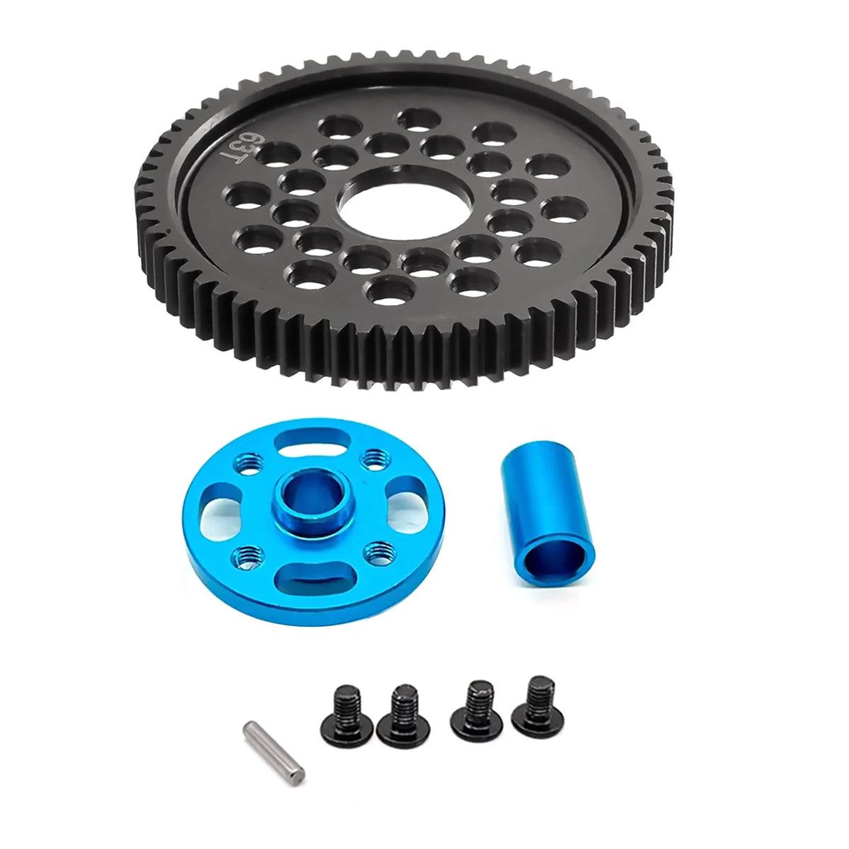 Aluminum Gear Mount Set for Tamiya TT-02 (RC Car Accessories)
