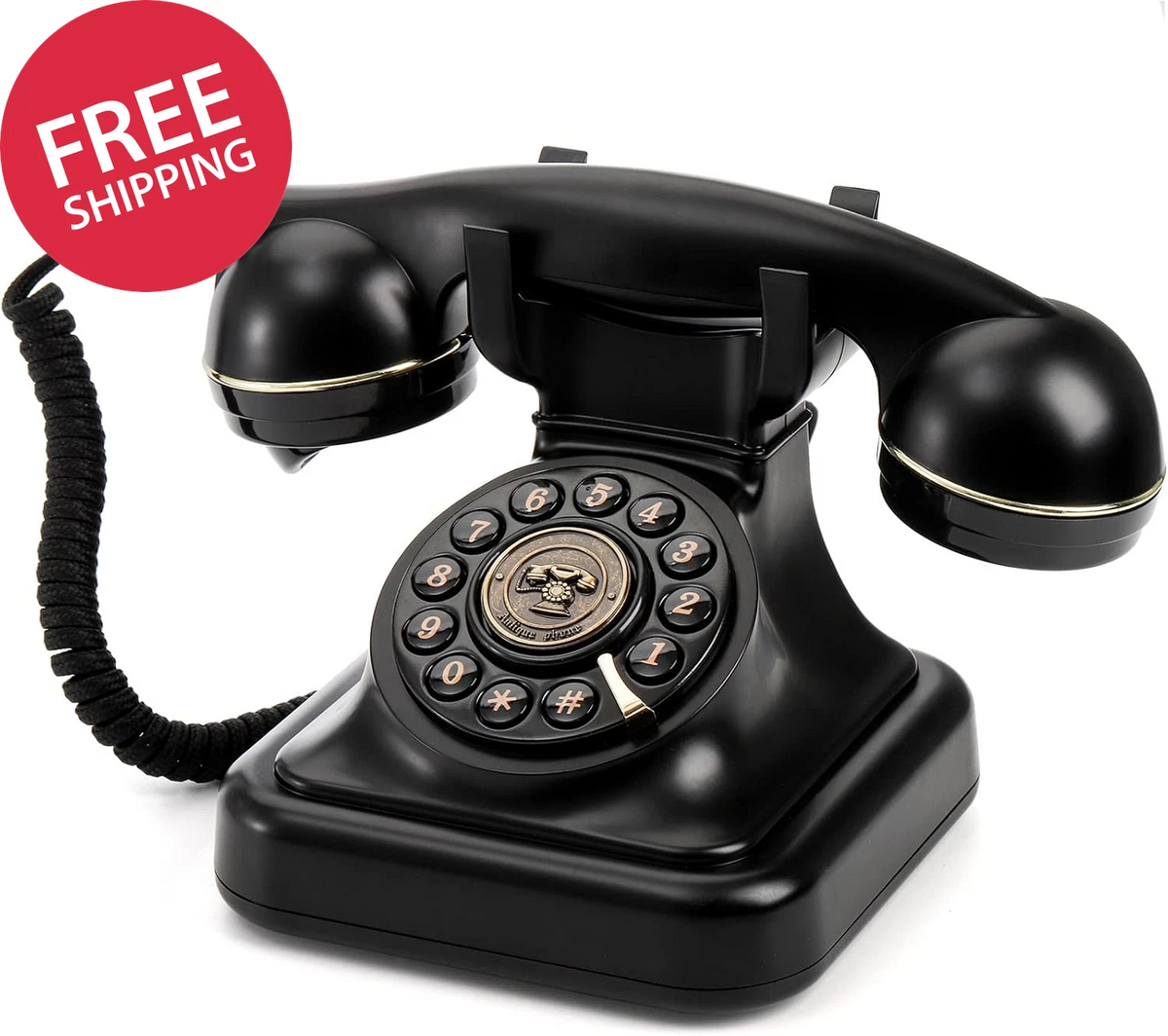 Classic Retro Landline Telephone for Home Office
