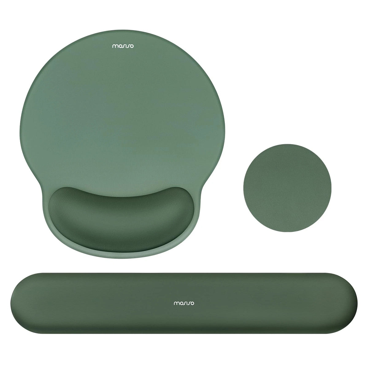 Wrist Rest Support for Mouse 17.32 x 3.15 inches (Midnight Green)