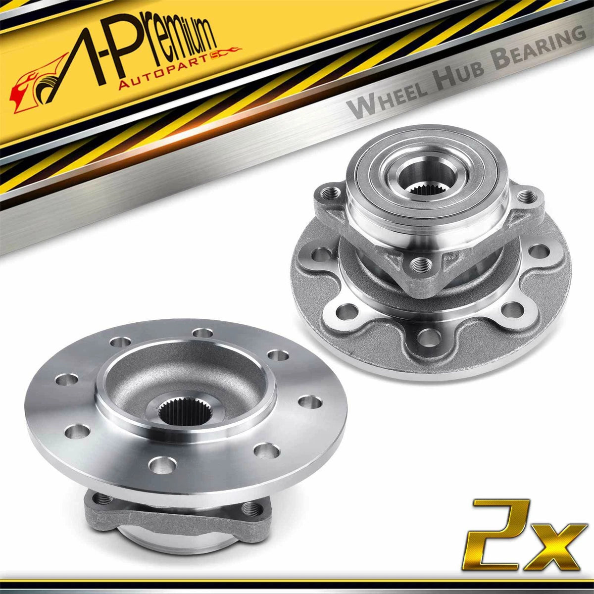 2X Front Side Wheel Hub for Dodge Ram 2500 (1994–1999) SK515012 WA515012 515012