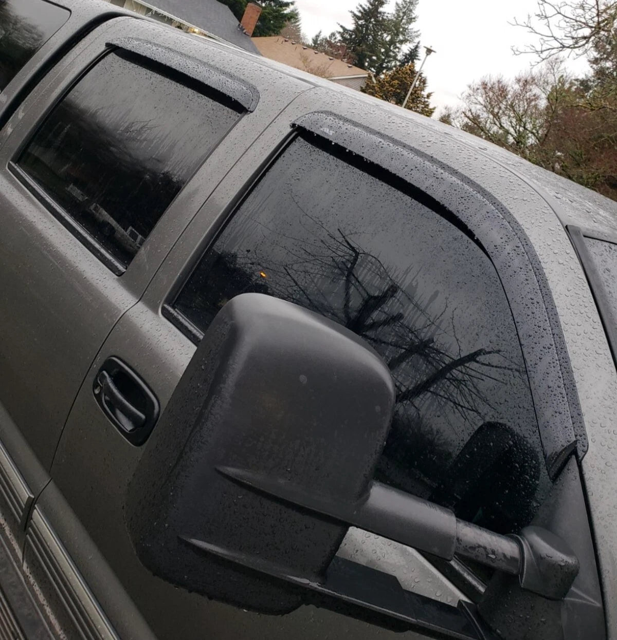 AVS Smoke Rain Guards for Chevy Silverado Crew Cab (1999–2006) 94355