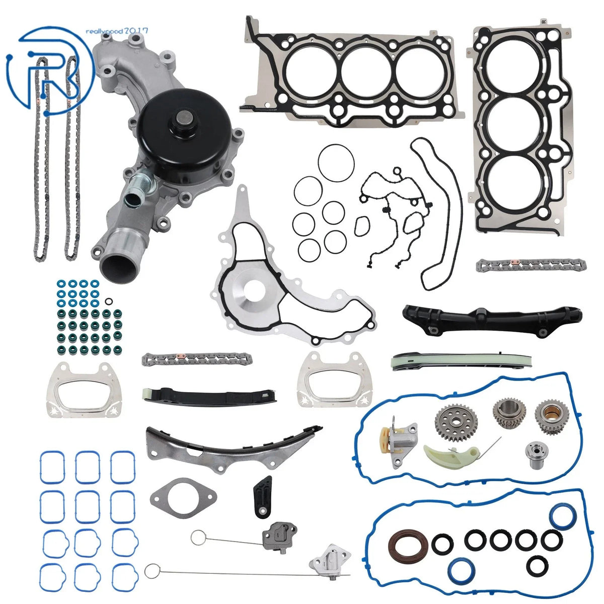 Head Gasket Set, Timing Chain Kit, Water Pump for Dodge Avenger Challenger (2011–2015)