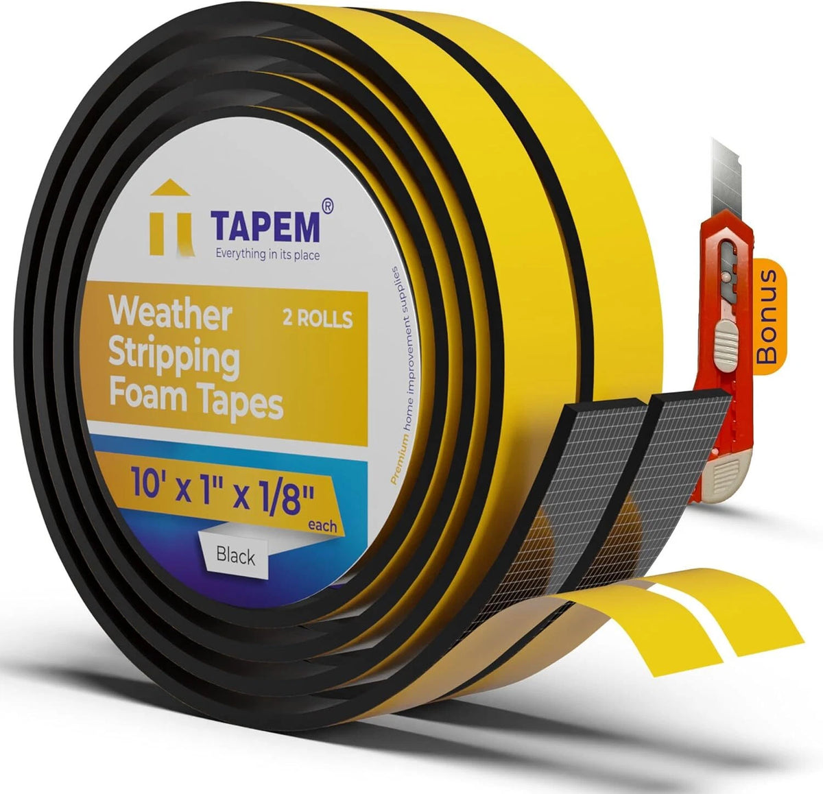 2X Weather Stripping Door Seal for Universal Applications (20 ft Total)