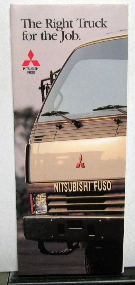 Mitsubishi FUSO Truck Models Dealer Sales Brochure Pocket Folder