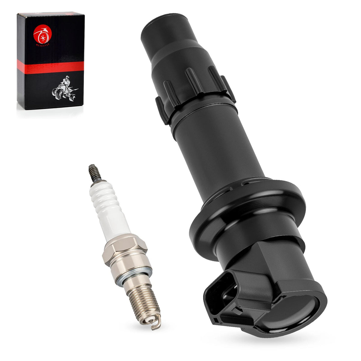 Ignition Coil & Iridium Spark Plug for Honda CRF250R (2004) 30700-KRN-671, IMR9C-9H