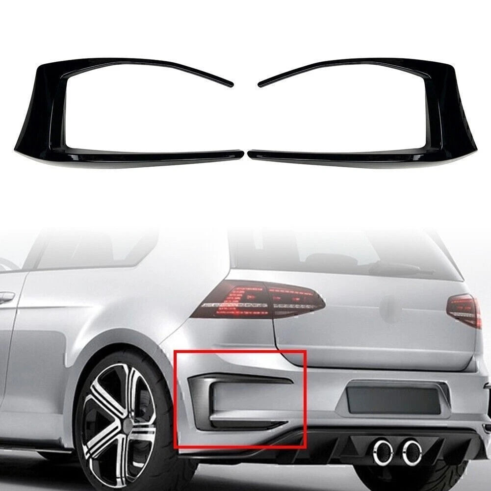 Rear Bumper Spoiler Fog Light Cover for VW Golf 7 GTD Mk7 (2013–2016)