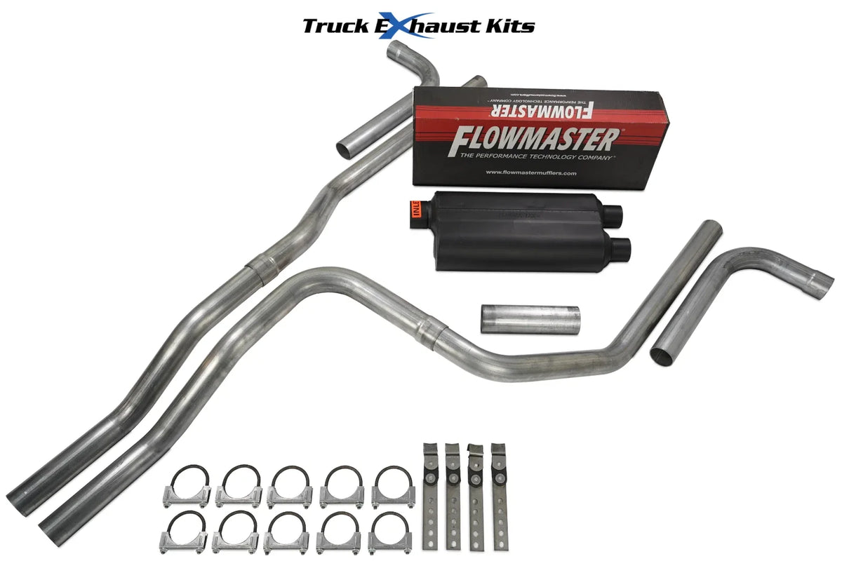 2.5" Dual Exhaust Kit for Chevy Suburban (2007–2014) Flowmaster 50 HD