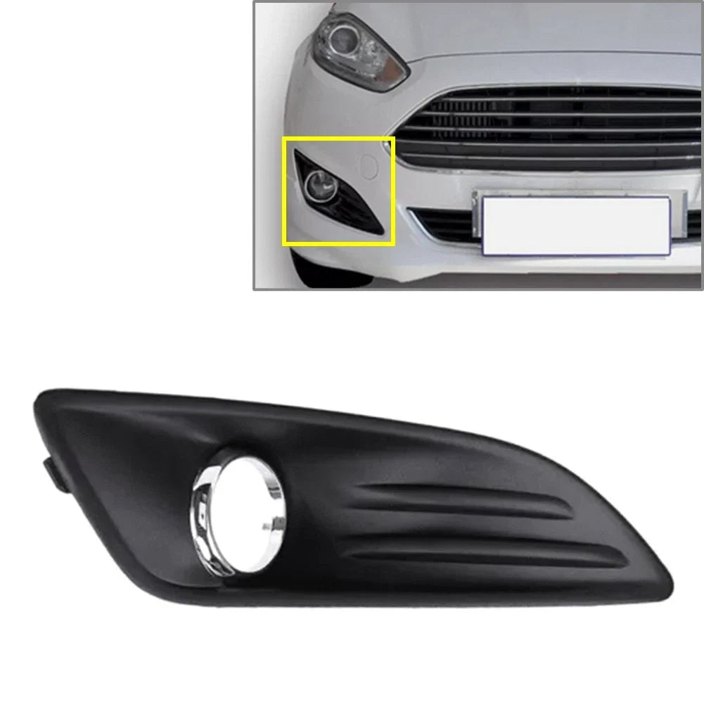 Front Bumper Fog Light Lamp Frame Cover for Ford Fiesta (2013–2019)