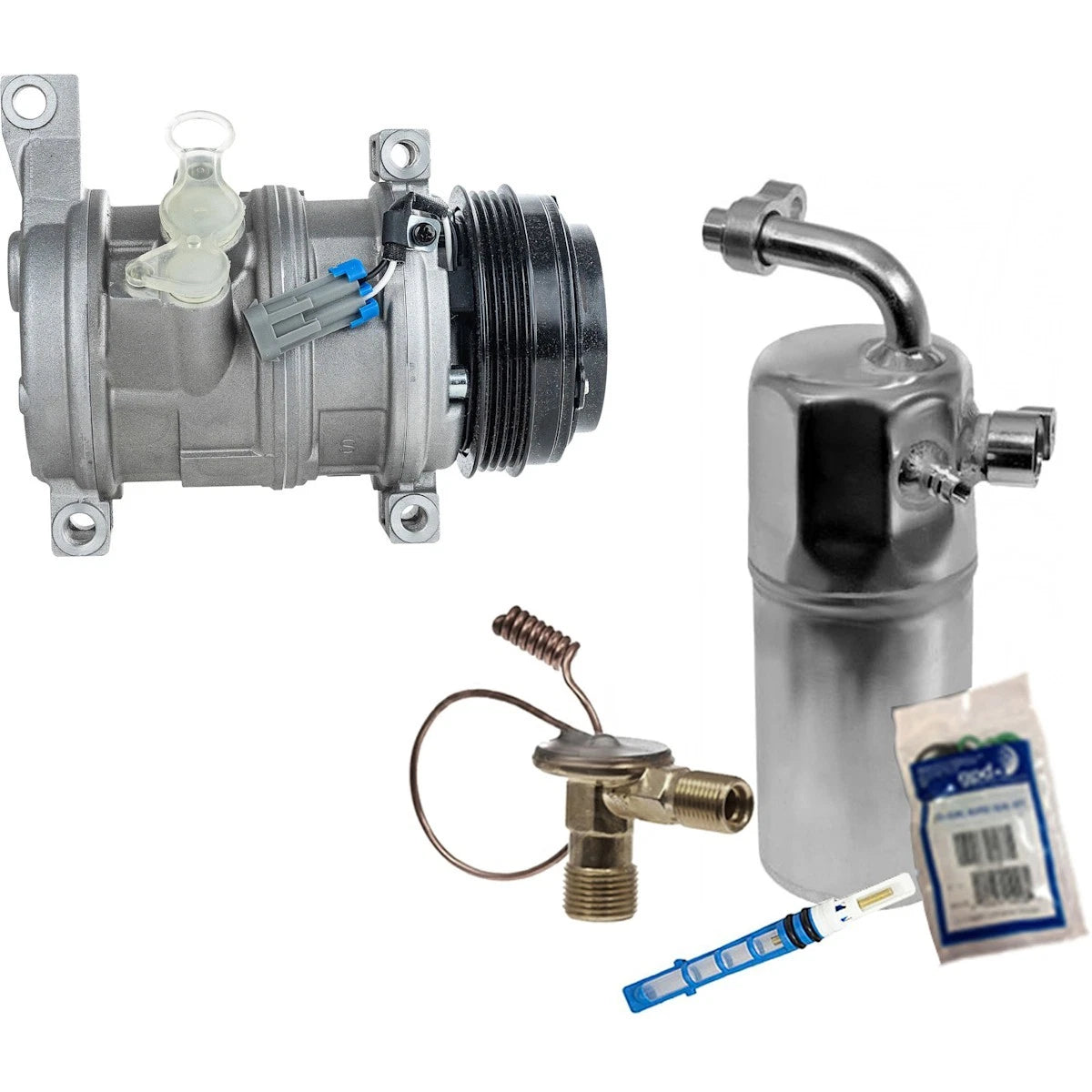 A/C Compressor Kit for Chevy Express 3500 2500 GMC 4500 (2016–2017) 16851945, 6511414, 78377, 19436043