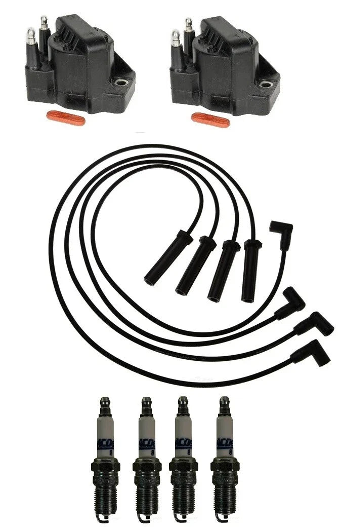 Ignition Wires 2 Coils 4 Spark Plugs Kit ACDelco for GMC Sonoma (1999–2003)