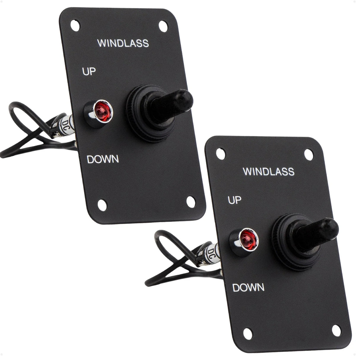 2-Pack Toggle Anchor Windlass Switch for Various Boats (12V) - FO3740