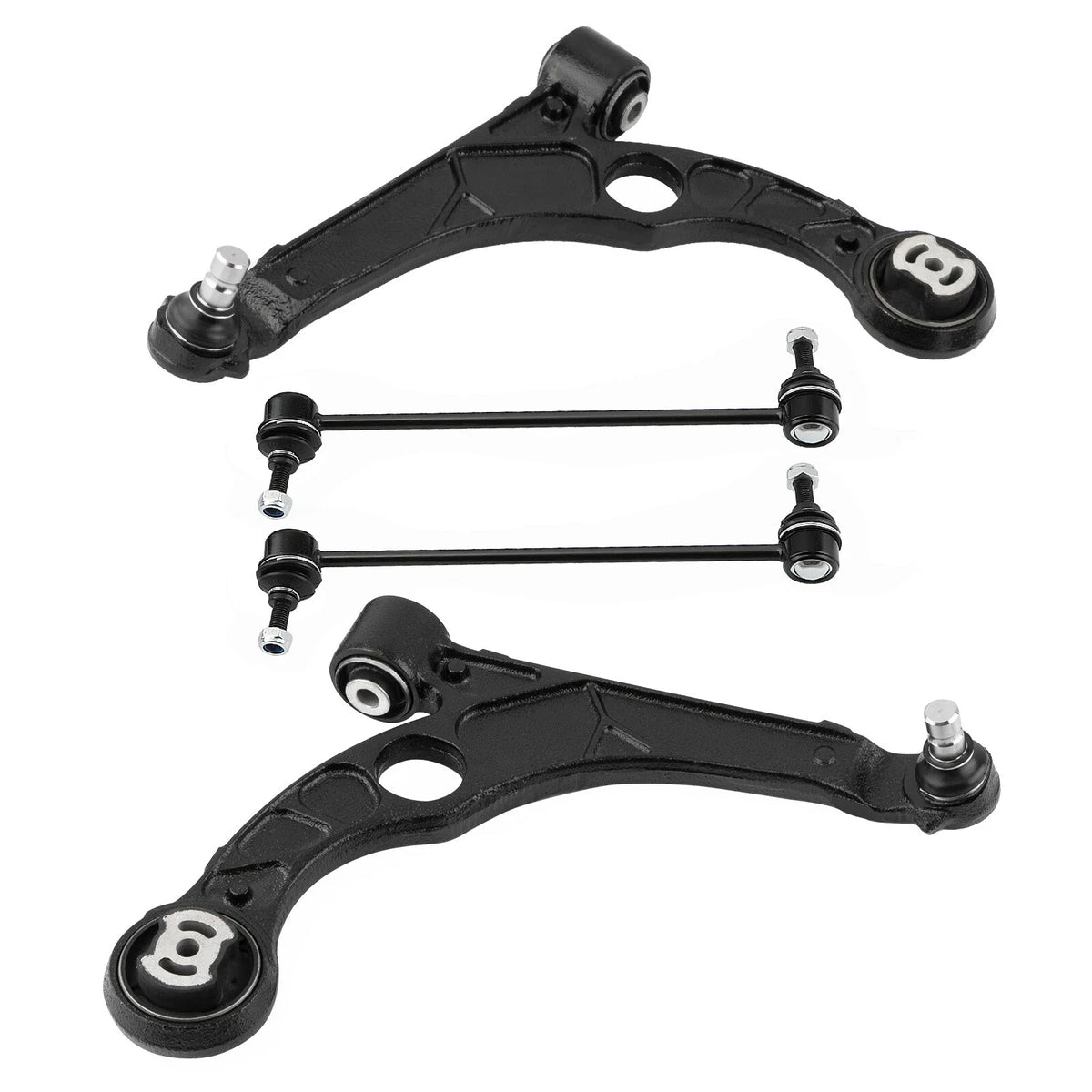 Set of 4 Front Lower Control Arm Stabilizer Sway Bar Links for Dodge Dart (2013–2016)