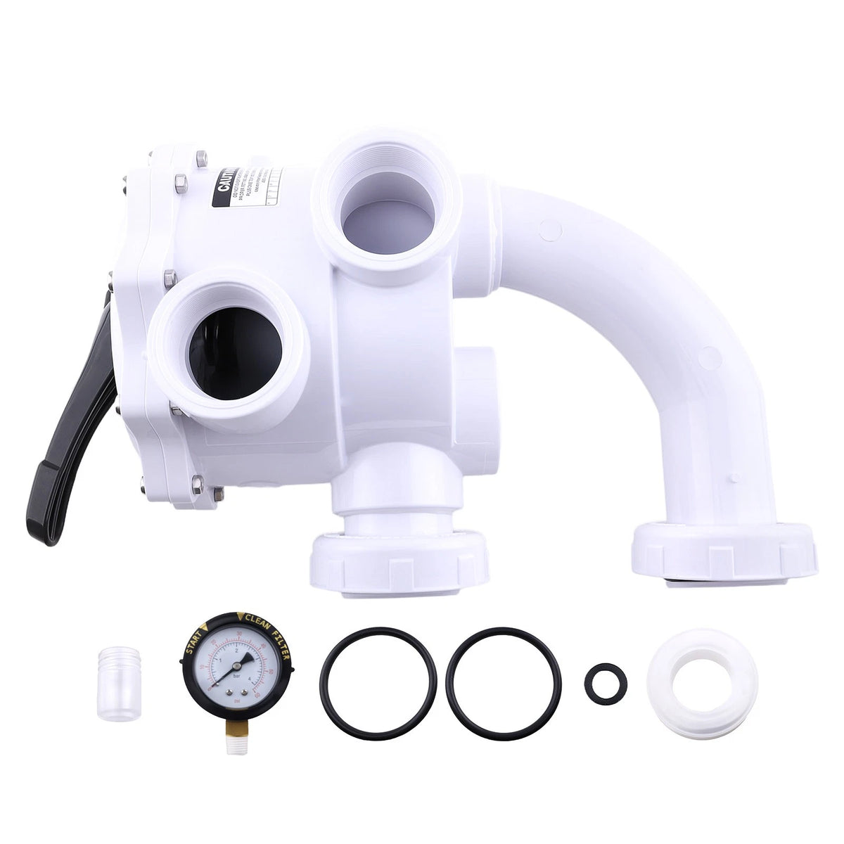 6-Way Multi-Port Valve for Pentair Quad DE QUAD100 Filter (No Years Specified)