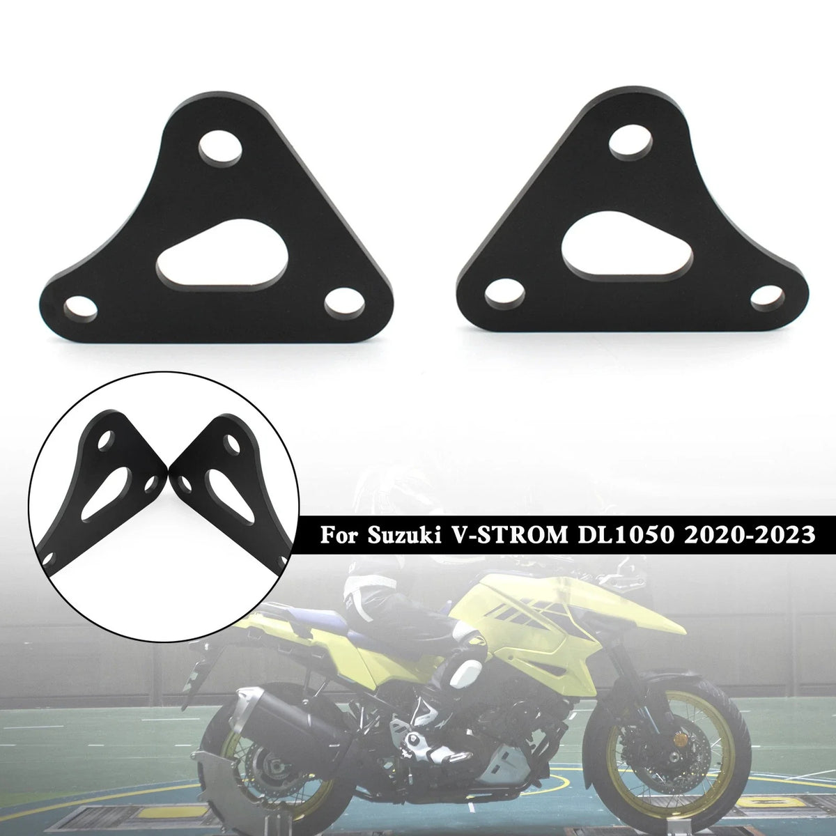 Adjustable CNC Aluminum Lowering Link Kit for Suzuki V-Strom DL1050 (2020–2023)