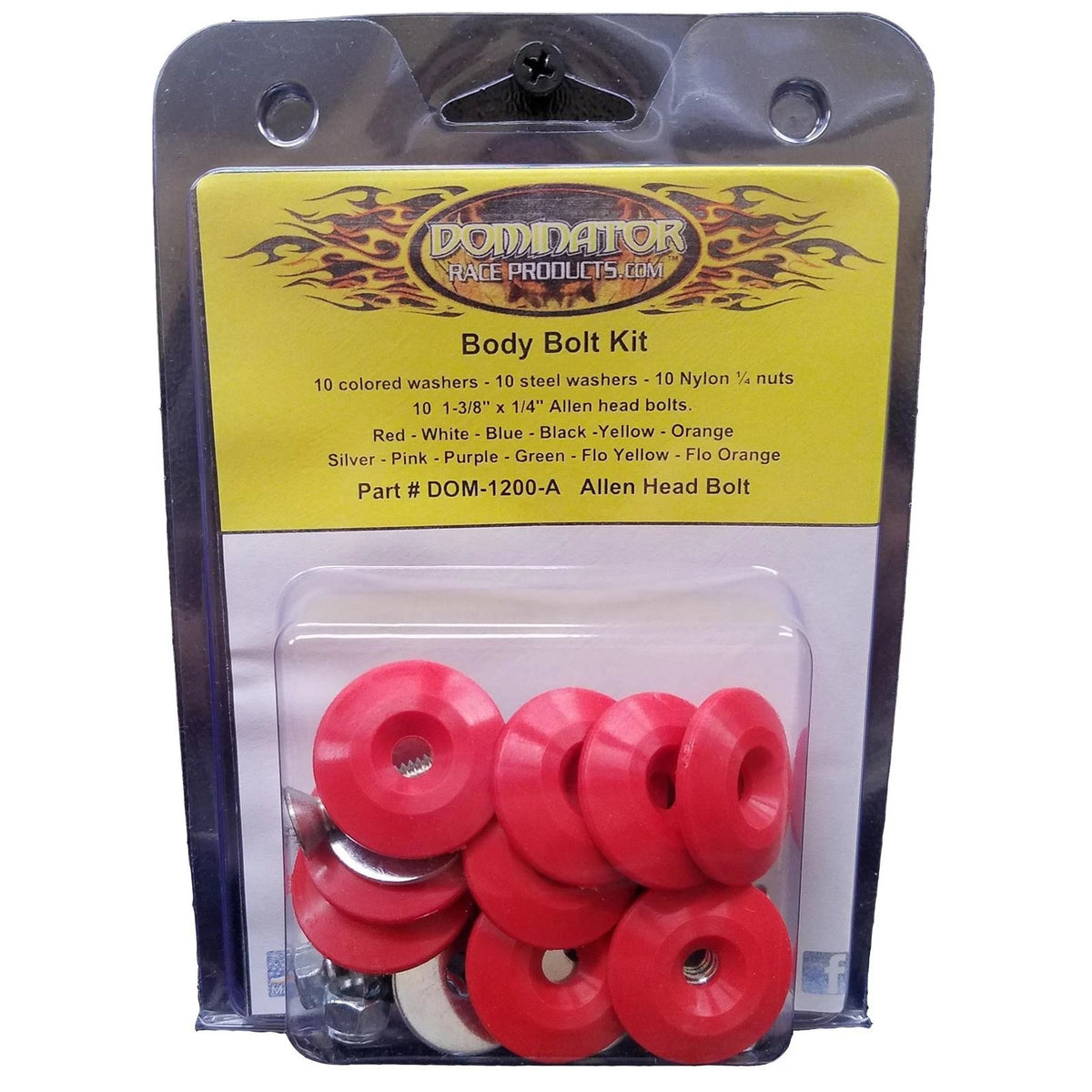 Body Bolt Kit for Dominator (DOM-1200-ALLEN-OR)