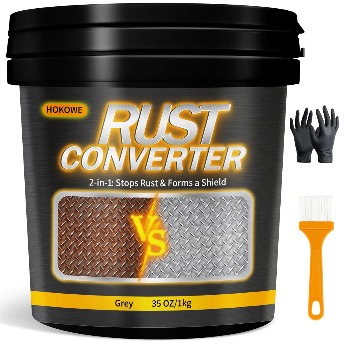 2-in-1 Rust Converter & Metal Primer for Automotive Applications (35oz)