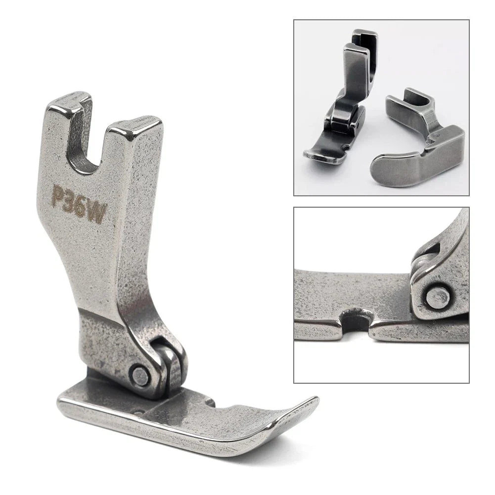 1pc P36W Hinged Wide Right Zipper Foot for Industrial Sewing Machine