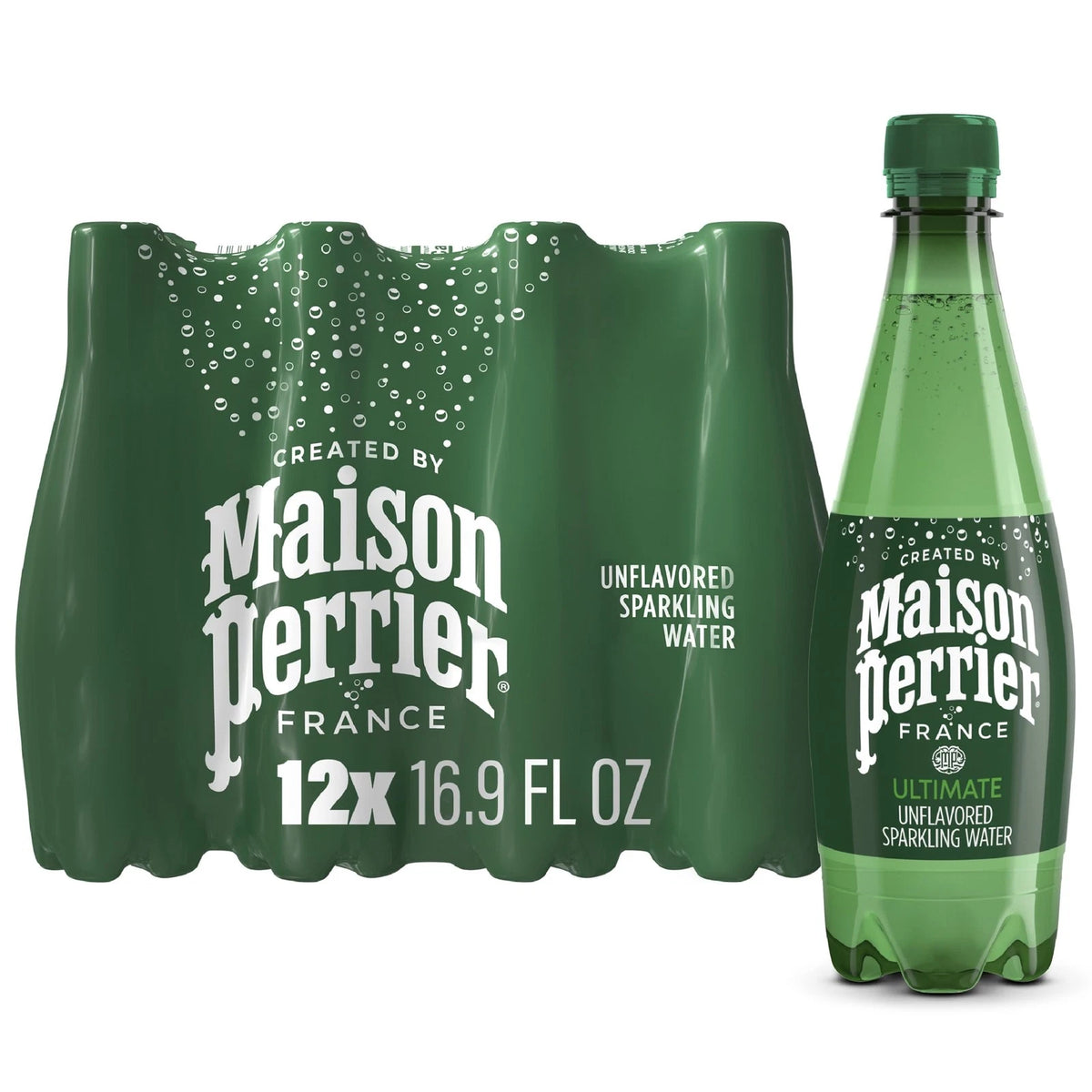 Pack of 12 Sparkling Water 16.9 Fl Oz for Refreshing Hydration