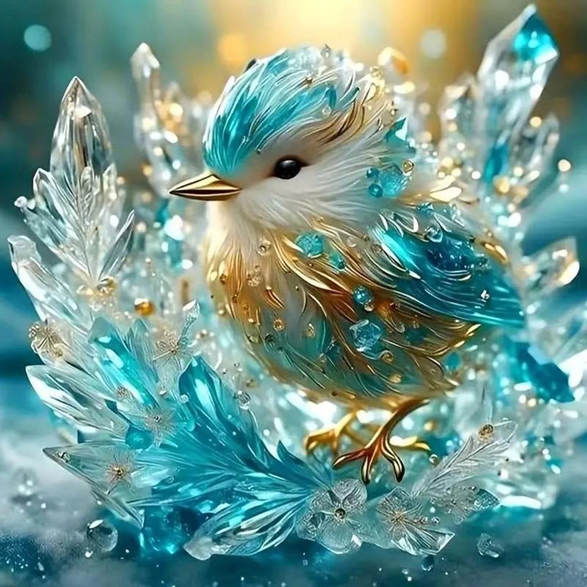Diamond Art Kit for 12" x 12" Birds Design