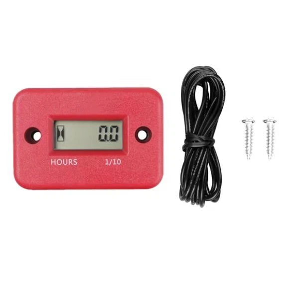 MX Hour Meter Red for Peugeot XP6 50, XPS 50 (2000–2023)