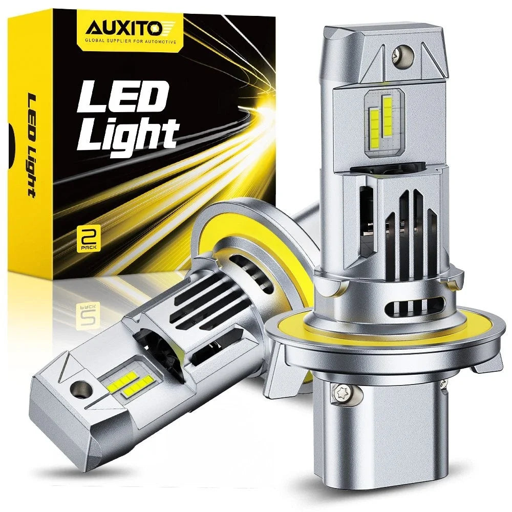 2X H13 9008 LED Headlight Bulbs Kit for Hi-Lo Beam (66000LM 6500K)