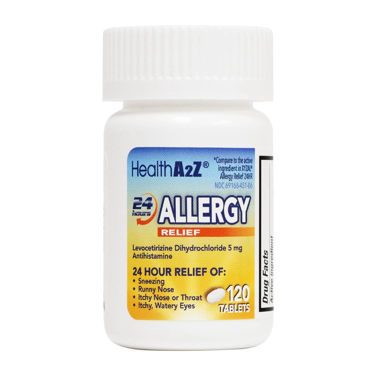 Allergy Relief Levocetirizine Dihydrochloride 120 Count