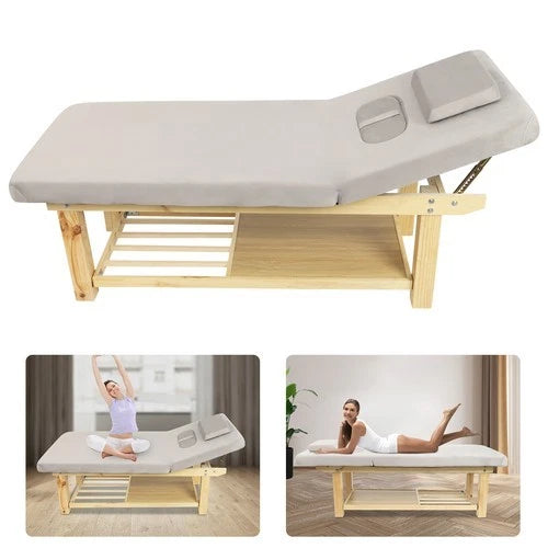 Adjustable Massage Bed Spa Chair for Physical Treatment (0-45° Angle)