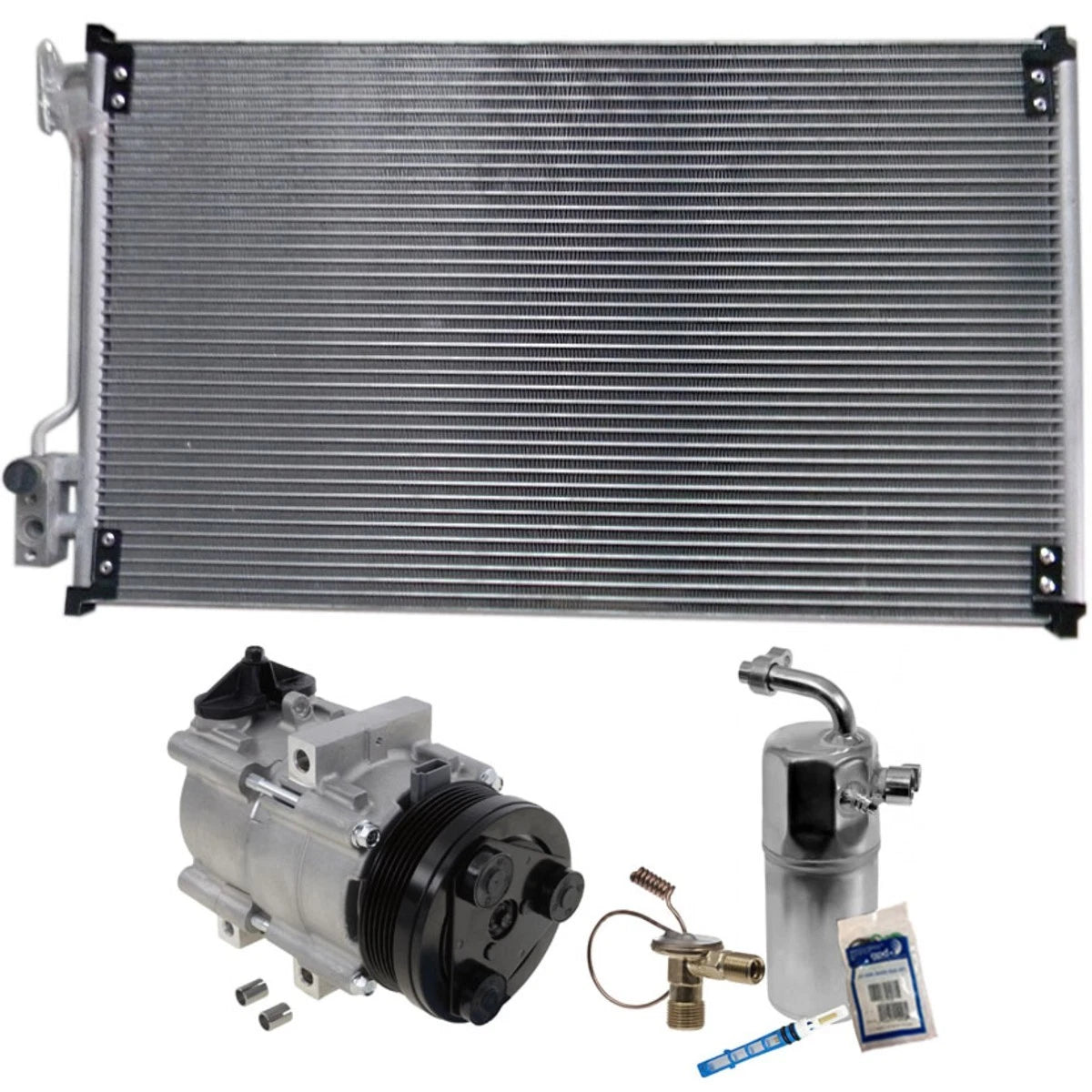A/C Compressor Kit for Ford Mustang (2002–2004) 16804408, HU2Z19703Q, FO3030117
